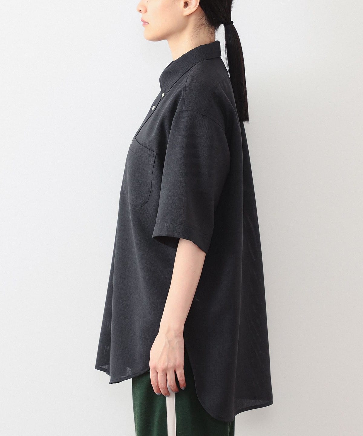 【未使用/美品】BEAMS BOY ポリエステルメッシュ ボタンダウン シャツ BEAMS BOY（ビームス ボーイ）ポリエステルメッシュ ボタン