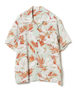 【BEAMS JAPAN限定】SUN SURF / HAWAIIAN SHIRT “WHITE EGRET”