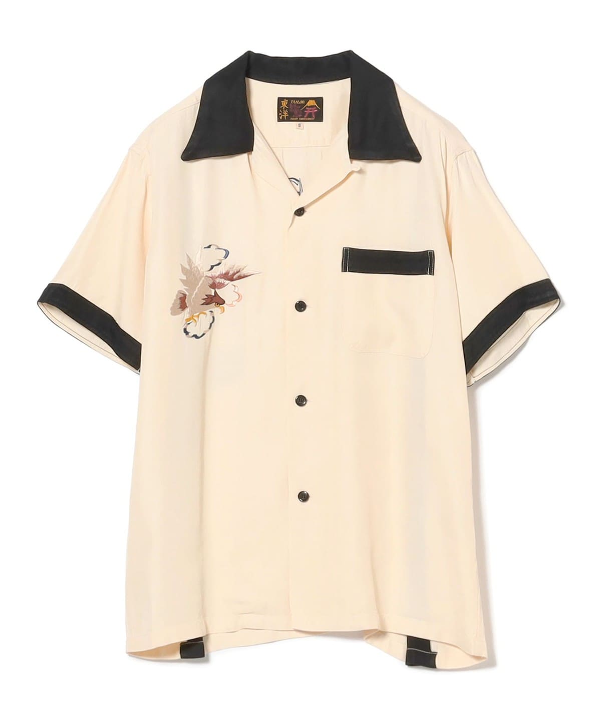 テーラー東洋 テーラートウヨウ / SUKA BOWLING SHIRT "EAGLE" シャツ・ブラウス WOMEN OFF WHITE S テーラー東洋 テーラートウヨウ / SUKA BOWLING SHIRT "EAGLE" シャツ・ブラウス WOMEN OFF WHITE S