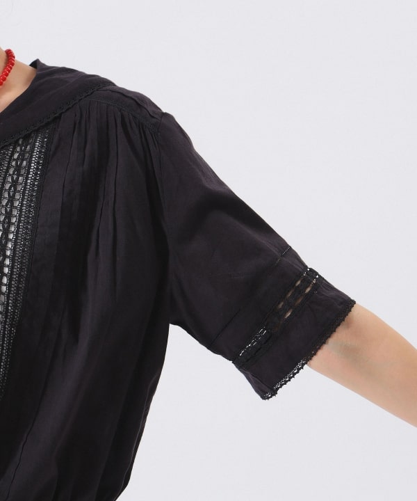 BEAMS BOY ヴィンテージ レース ショートシャツ BEAMS BOY（ビームス ボーイ）ヴィンテージ レース ショート