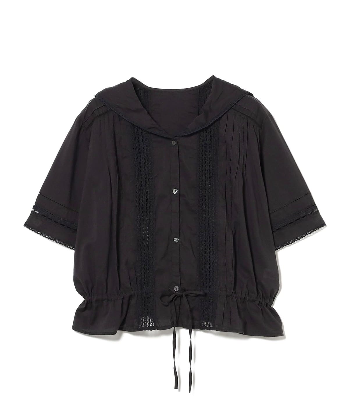 BEAMS BOY ヴィンテージ レース ショートシャツ BEAMS BOY（ビームス ボーイ）【タイムセール】ヴィンテージ