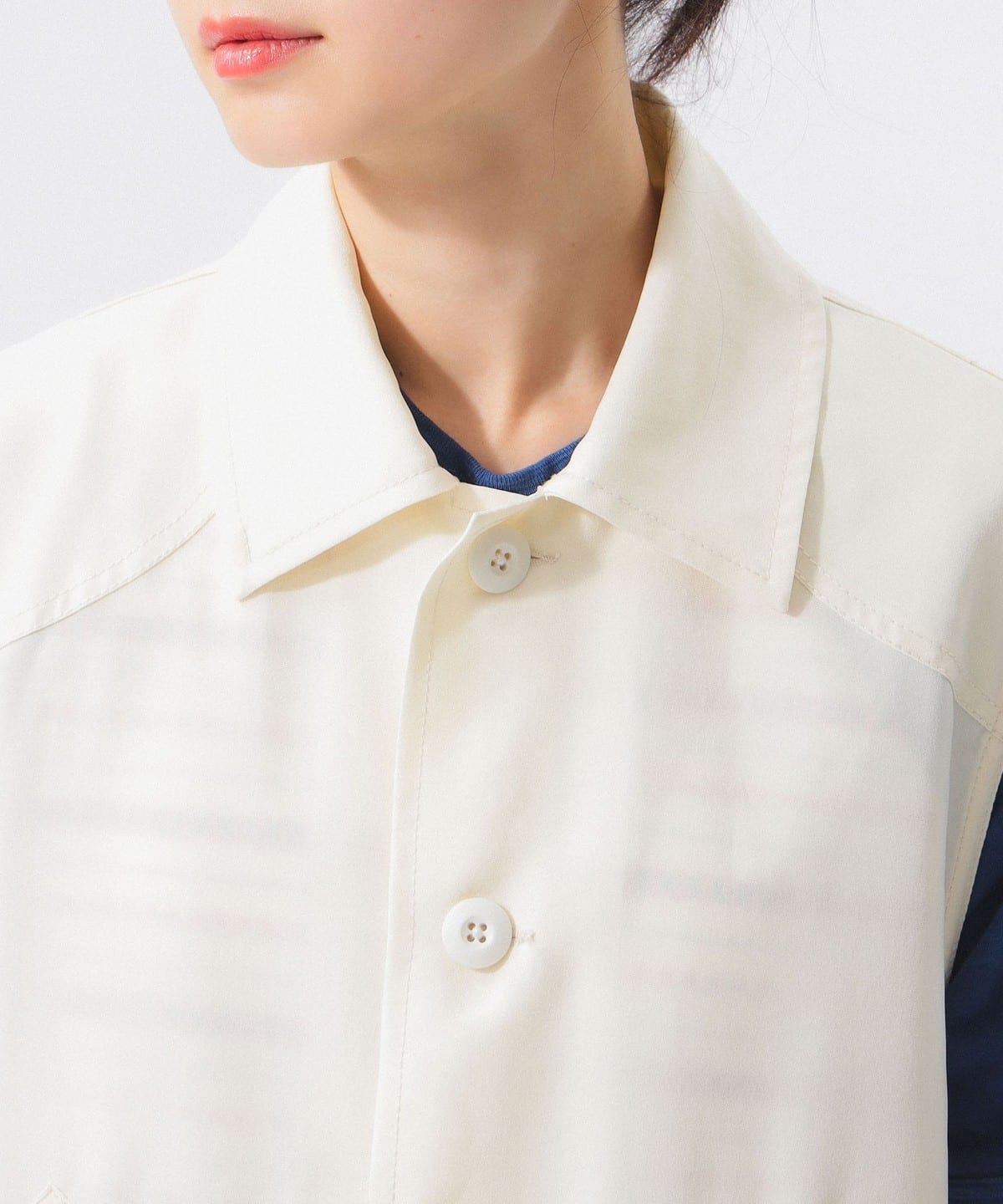 【IVORY】ハンティング ノースリーブ シャツ BEAMS BOY（ビームス ボーイ）【5/21再値下げ】ハンティング