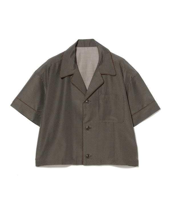 激安アウトレット Collar Open Dot BOY BEAMS BOY BEAMS Short (Shirts Sleeve トップス