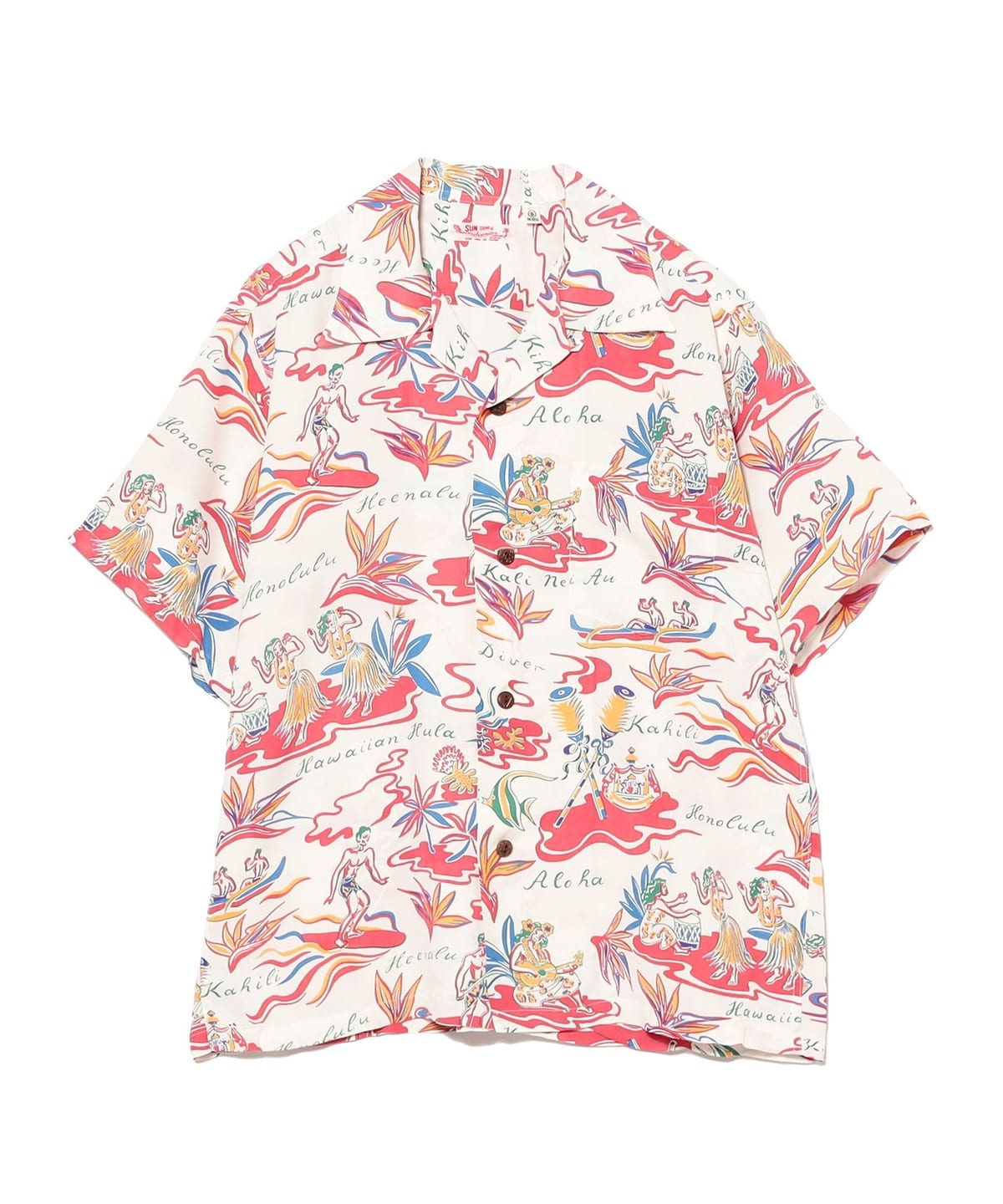 SUN SURF サンサーフ / RAYON HAWAIIAN SHIRT "HAWAIIAN HULA" シャツ・ブラウス WOMEN OFF WHT S SUN SURF サンサーフ / RAYON HAWAIIAN SHIRT "HAWAIIAN HULA" シャツ・ブラウス WOMEN OFF WHT S