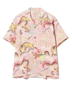 SUN SURF / RAYON HAWAIIAN SHIRT “THE TRIANGULAR FIGHT”
