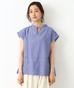 BEAMS BOY / シャンブレー フレンチスリーブ スモック