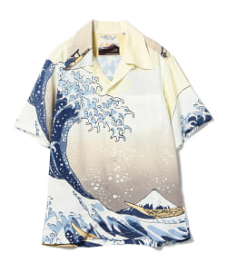 【BEAMS JAPAN限定】SUN SURF × 北斎SPECIAL EDITION / ショートスリーブ シャツ