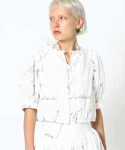 maturely / YIN-YANG Embroidery Blouse