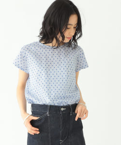 BEAMS BOY / コットン リップル ドット ストライプ シャツ