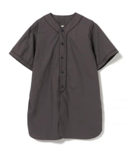 BEAMS BOY / コットン タイプライター ベースボール シャツ
