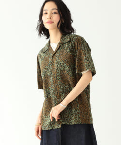 ○South2 West8 × BEAMS BOY / 別注 レオパード ショートスリーブ シャツ