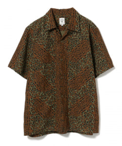 ＜UNISEX＞South2 West8 × BEAMS BOY / 別注 レオパード ショートスリーブ シャツ