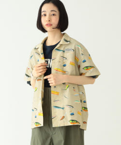 ＜WOMEN＞Columbia × BEAMS / 別注 PFG Trollers Best (TM)BMS Short Sleeve Shirt