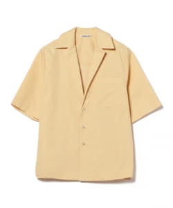 AURALEE / WASHED FINX HERRINGBONE HALF SLEEVED SHIRTS