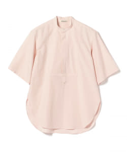 AURALEE / WASHED FINX TWILL HALF SLEEVED P/O SHIRTS