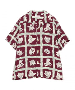 SUN SURF / RAYON HAWAIIAN SHIRT “ISLAND PLANTS”