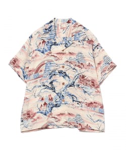 SUN SURF /  RAYON HAWAIIAN SHIRT “SCENERY OF JAPAN”