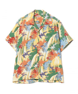 SUN SURF / RAYON HAWAIIAN SHIRT “SWALLOW WILDLY FLUTTERING”