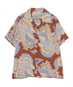 SUN SURF / RAYON HAWAIIAN SHIRT “PEACOCK”