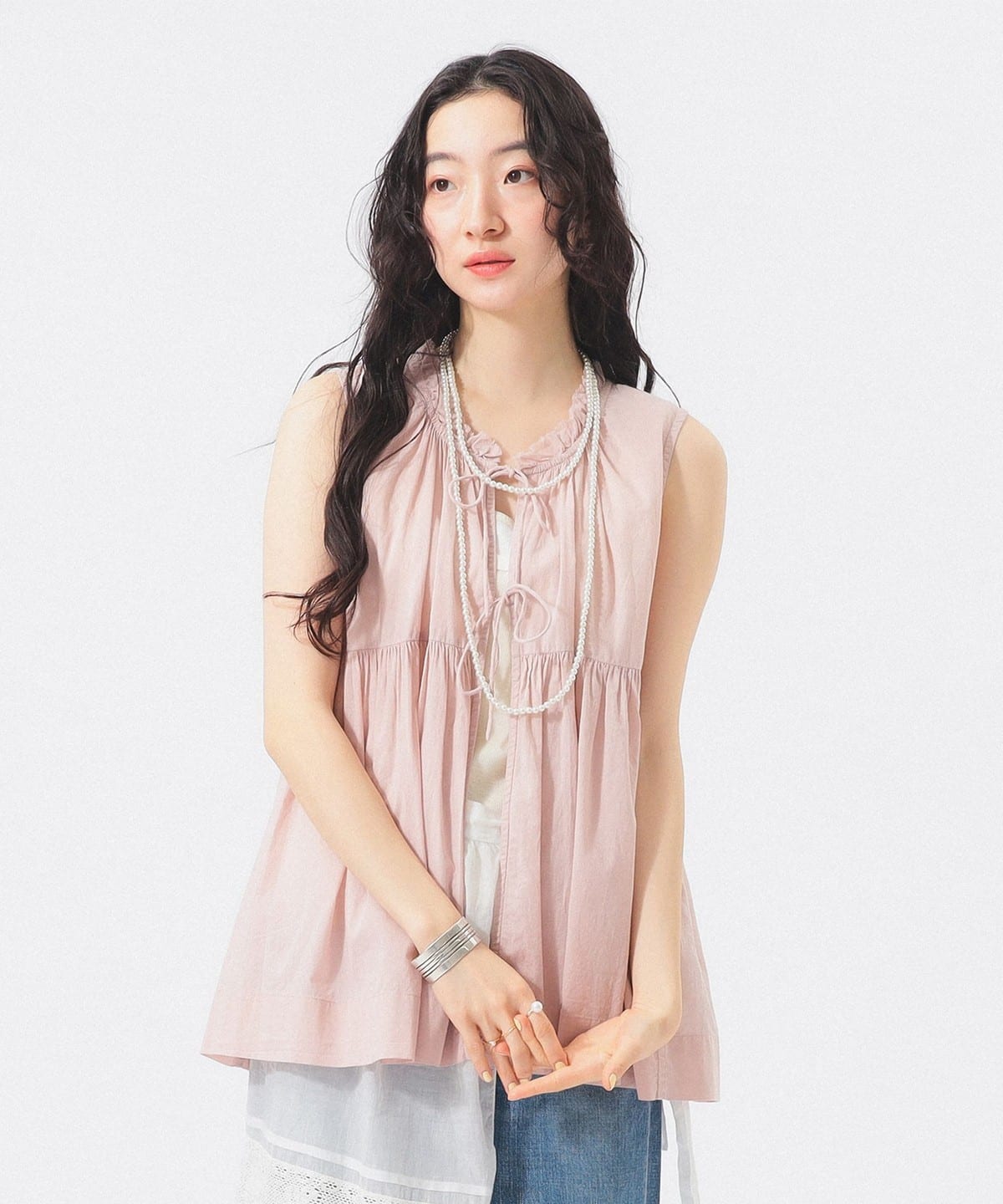 BEAMS BOY（ビームス ボーイ）【+10%ポイントUP】コットン ギャザー