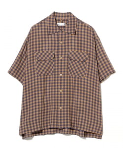 ts(s) / Gingam Poket Shirt Short Sleeve