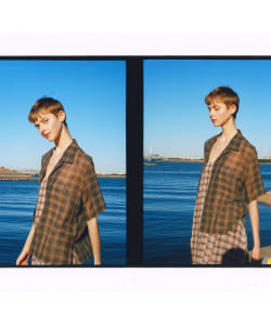 maturely / ボイル チェック 5スリーブ シャツ