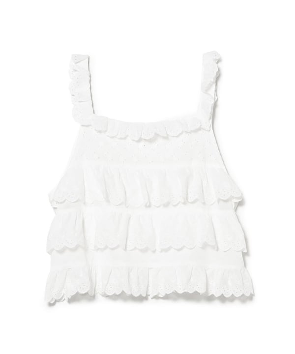BEAMS BOY カットワークキャミソール BEAMS BOY（ビームスボーイ）の「BEAMS BOY / カットワーク