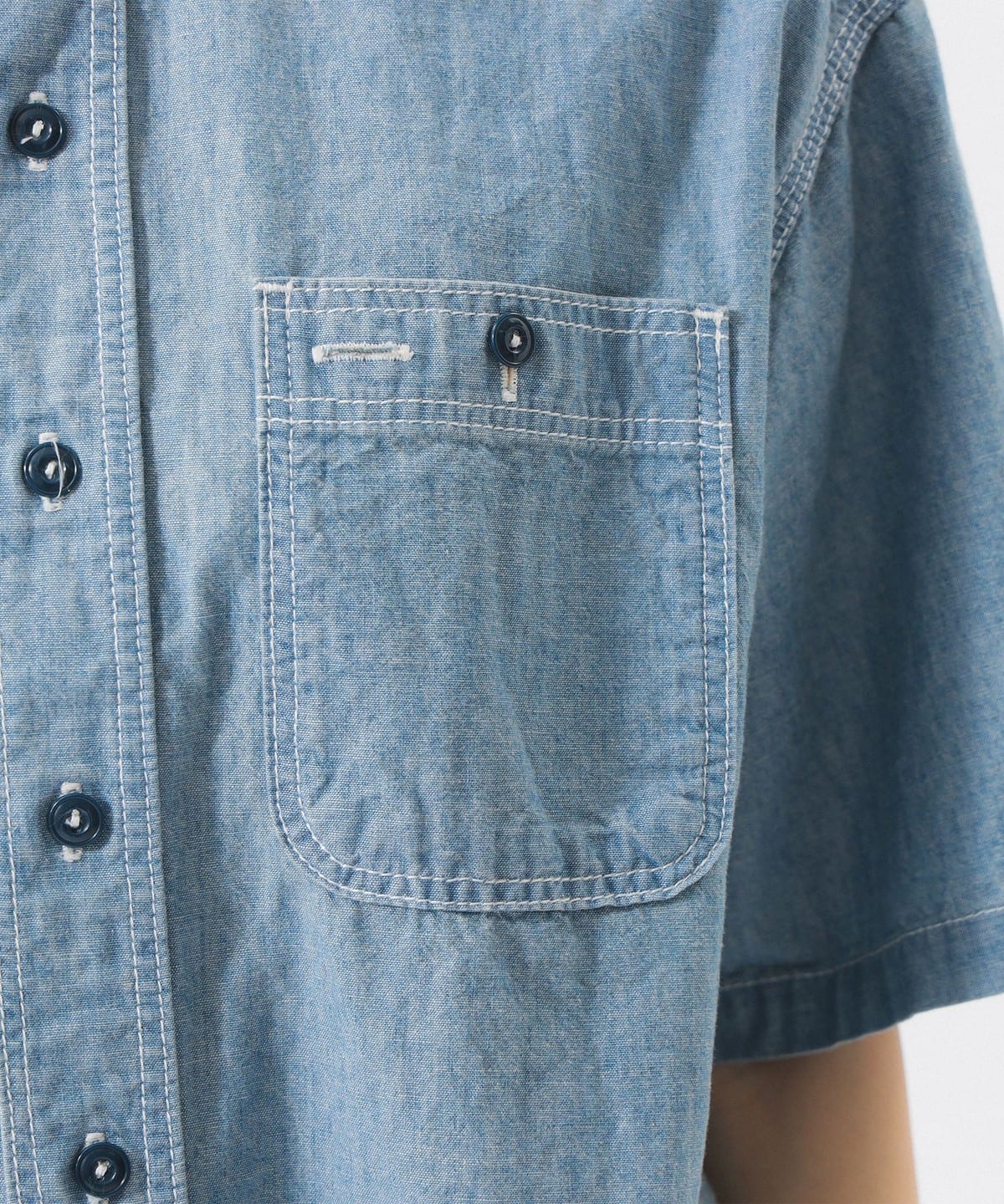 BEAMS BOY（ビームス ボーイ）シャンブレー ショートスリーブ（シャツ