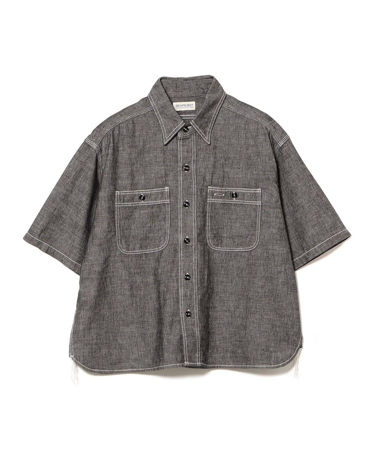 BEAMS BOY（ビームス ボーイ）シャンブレー ショートスリーブ（シャツ