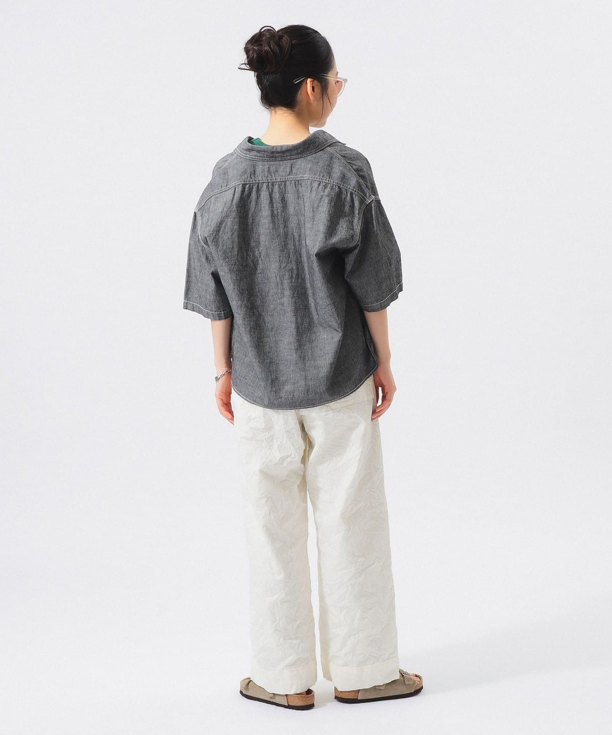 BEAMS BOY（ビームス ボーイ）シャンブレー ショートスリーブ（シャツ