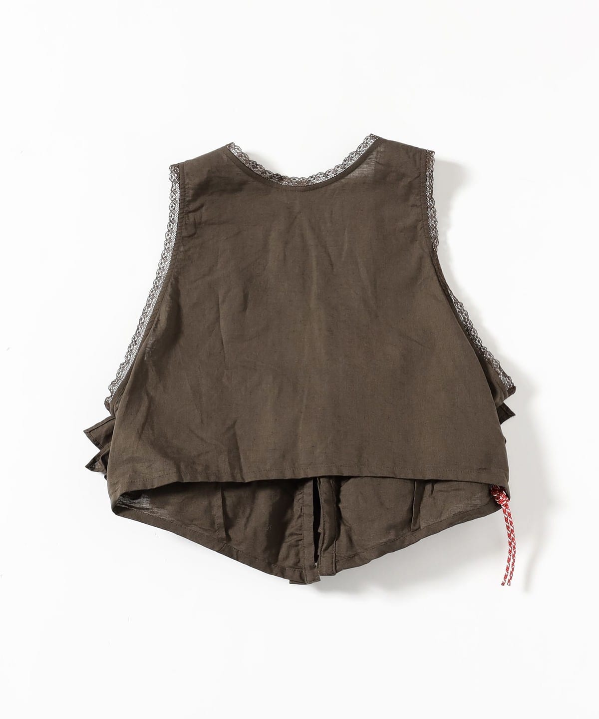 BEAMS JAPAN（ビームス ジャパン）〈WOMEN〉フリル ノースリーブ