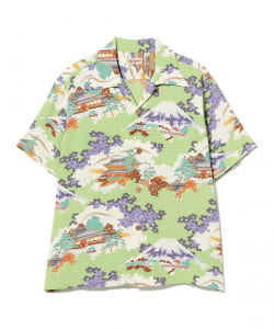 SUN SURF / RAYON HAWAIIAN SHIRT “ANCIENT CAPITAL”