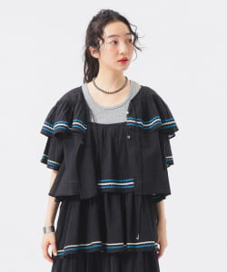 【+10%ポイントUP】【別注】trepied / ティアード ブラウス