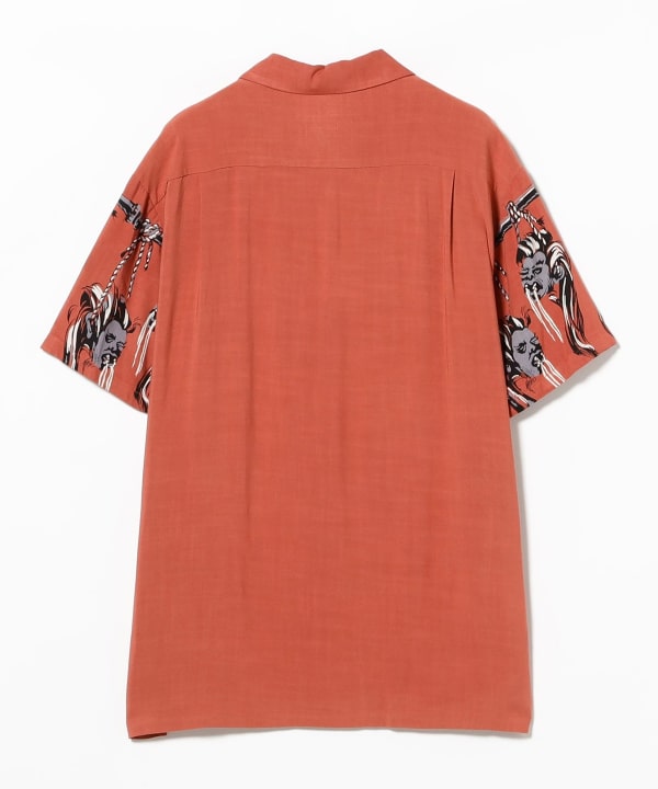 STAR OF HOLLYWOOD / HOPSACK RAYON PULLOVER SHIRT “SHRUNKEN HEAD”