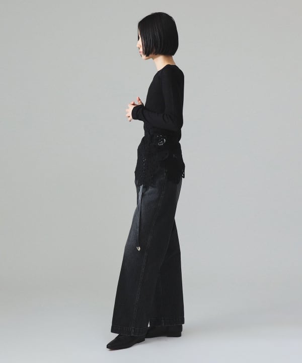 maturely / レース ホルター トップ Model : H173 B77 W57 H82　Size : ONE SIZE