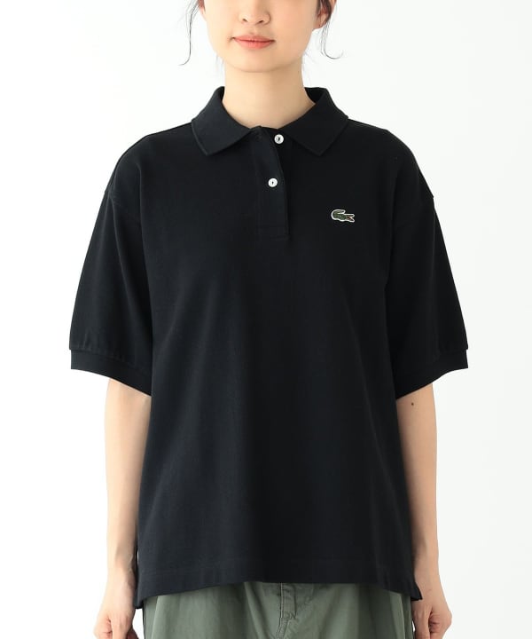 超新作】 LACOSTE for BEAMS BOY 別注ヘビーピケポロシャツ ポロシャツ