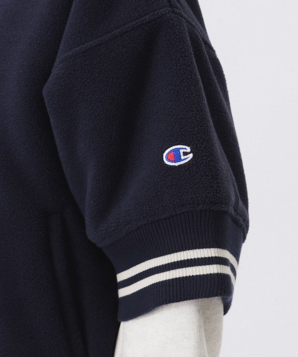 BEAMS BOY（ビームス ボーイ）【別注】Champion / ボア フリース ジップ ブルゾン（ブルゾン ブルゾン）通販｜BEAMS