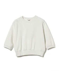 AURALEE / LIGHT FLOWY SWEAT HALF SLEEVE P/O