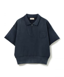 【+10%ポイントUP】ハーフジップ ショートスリーブ スウェット