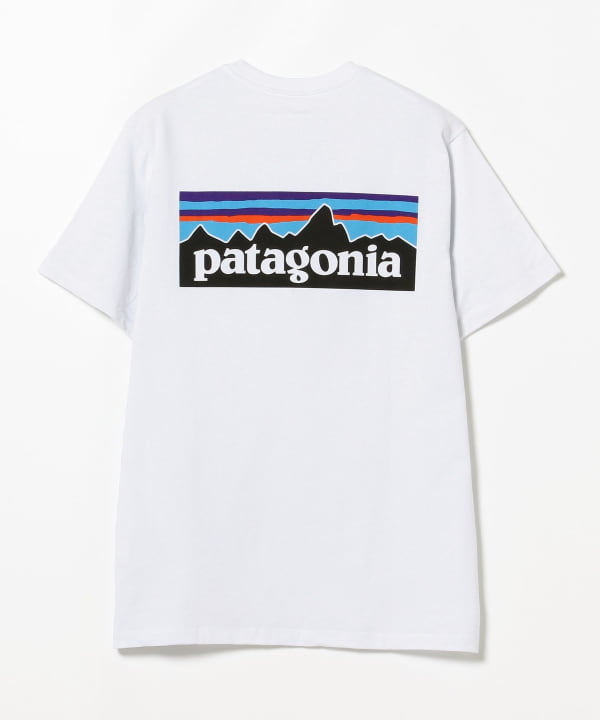 L 新品正規品パタゴニアP-6 ロゴ・ポケット・レスポンシビリティー黒ブラック