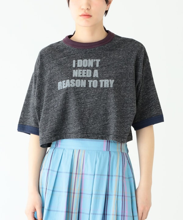 BEAMS BOY（ビームス ボーイ）プリント リンガー Tシャツ（T