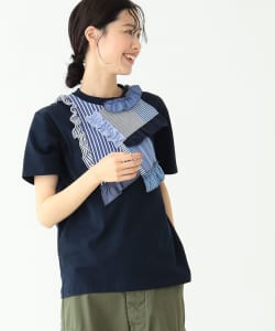 TORI-TO × BEAMS BOY / 女裝 領口蕾絲 拼接 T恤