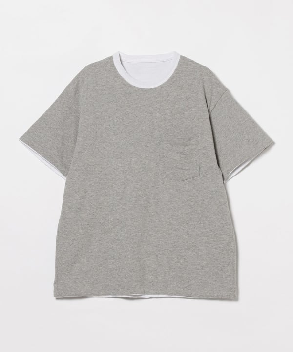 Engineered Garments Tシャツ・カットソー グレー 0232725E0028 BEAMS BOY（ビームス ボーイ）【別注】ENGINEERED GARMENTS