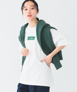 〇L.L.Bean × BEAMS / 別注 Bean's GreenLabel Print-T