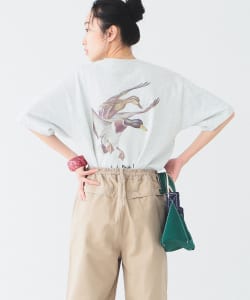〇L.L.Bean × BEAMS / 別注 Bean's GreenLabel Print-T