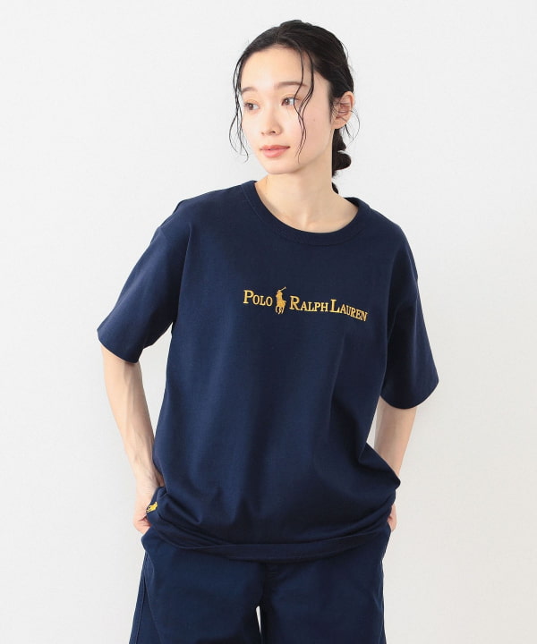 【新品未使用】BEAMS POLO Gold Logo Tシャツ Lポロ