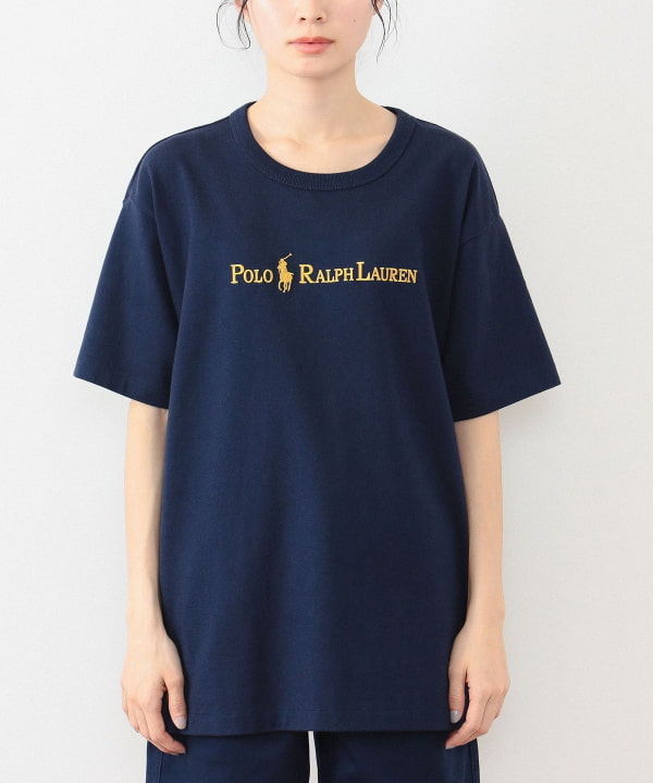 【新品未使用】BEAMS POLO Gold Logo Tシャツ Lポロ