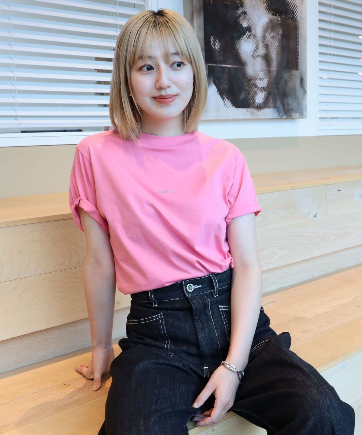 ボーイ エンブロイダリー クルー ショートスリーブ Tシャツ・カットソー WOMEN PINK 1 ボーイ エンブロイダリー クルー ショートスリーブ Tシャツ・カットソー WOMEN PINK 1