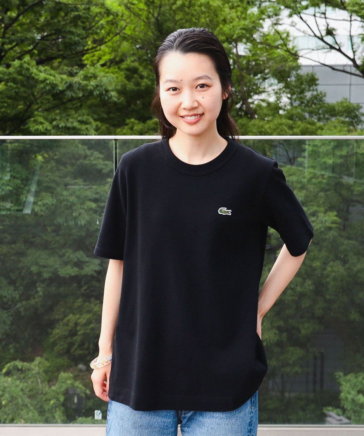 BEAMS BOY（ビームス ボーイ）LACOSTE for BEAMS BOY / 別注 Aライン T