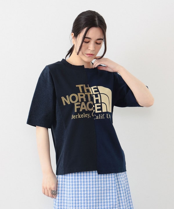 BEAMS BOY（ビームス ボーイ）【別注】THE NORTH FACE PURPLE LABEL / アシメ ロゴ Tシャツ  24SS（Tシャツ・カットソー Tシャツ）通販｜BEAMS